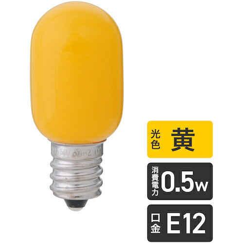 ＥＬＰＡ ＬＥＤナツメ形Ｅ１２ LDT1Y-G-E12-G103