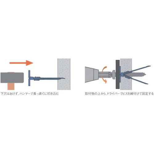 エビ エビモンゴ 打込みボードアンカー（１００組入） MSN