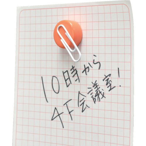マグエックス　カラーマグネット橙３Ｐ MFCM-18-3P-O