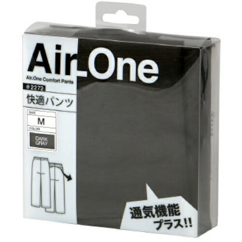 カジメイク Ａｉｒ－ｏｎｅ快適パンツ ダークグレー Ｍ 2272-75-M