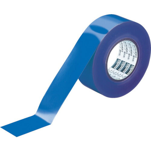 ＴＲＵＳＣＯ ラインテープ ゴミゼロタイプ 幅５０ｍｍ×長さ５０ｍ ブルー TLTS-50EB