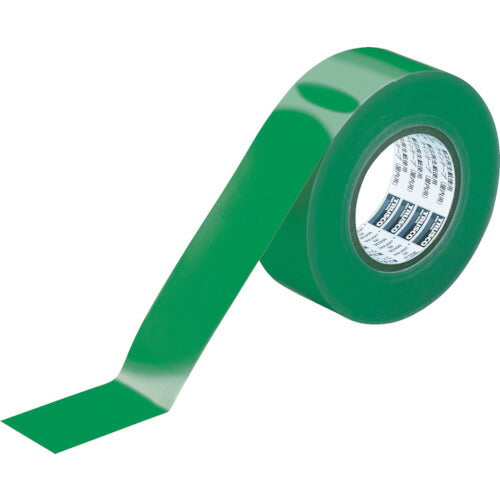 ＴＲＵＳＣＯ ラインテープ ゴミゼロタイプ 幅５０ｍｍ×長さ５０ｍ グリーン TLTS-50EGN