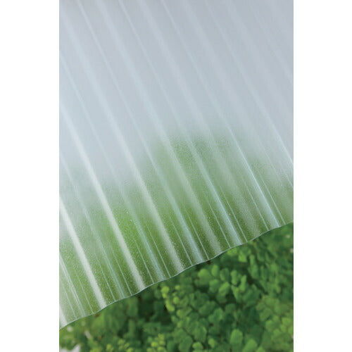 タキロン ポリカ波板熱線カット ３２波 ９尺 ４０５０クリアスモークマット 235938