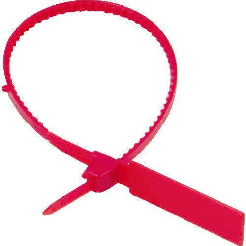 ＴＲＵＳＣＯ セキュリティータイ長さ２３８ｍｍ 表示可能タイプ 赤 １００本入 TSCTH240-R