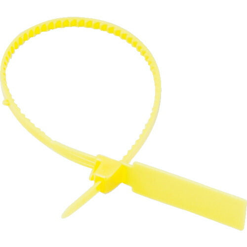 ＴＲＵＳＣＯ セキュリティータイ長さ２３８ｍｍ 表示可能タイプ 黄 １００本入 TSCTH240-Y