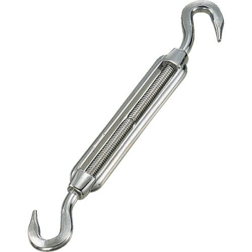 ＴＲＵＳＣＯ ステンレス製 枠式ターンバックル フック＆フックタイプ ねじ径Ｍ２０ （１個入） TTB-19H