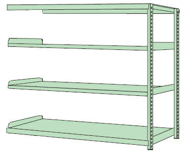 ＲＫラック（連結・均等耐荷重：２５０ＫＧ／段・４段タイプ） RKN-5624R 171456