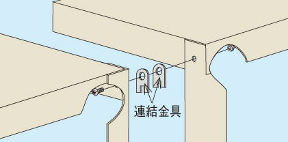 オプション連結固定金具 SPR-RK 520099 【要送料】