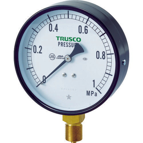 ＴＲＵＳＣＯ ＪＩＳ汎用圧力計Ａ型１００φ TPG100-1.0