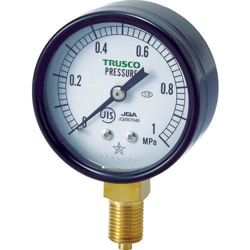 ＴＲＵＳＣＯ ＪＩＳ汎用圧力計Ａ型６０φ TPG60-1.0