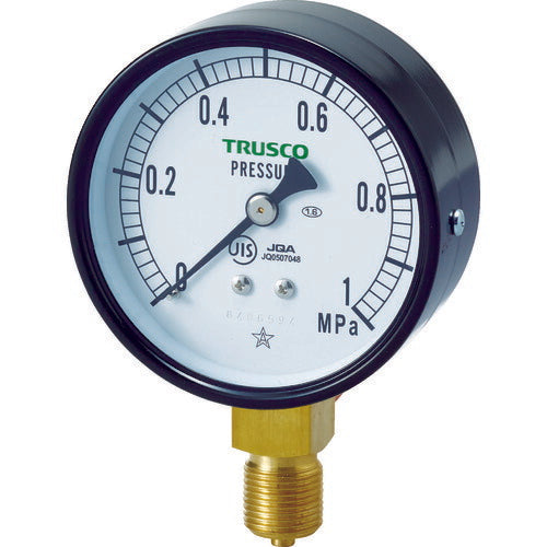 ＴＲＵＳＣＯ ＪＩＳ汎用圧力計Ａ型７５φ TPG75-1.0