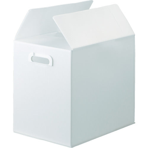 ＴＲＵＳＣＯ　ダンボールプラスチックケース　５枚セット　Ｂ４サイズ　取っ手穴あき　半透明 TDP-B4-5-TM