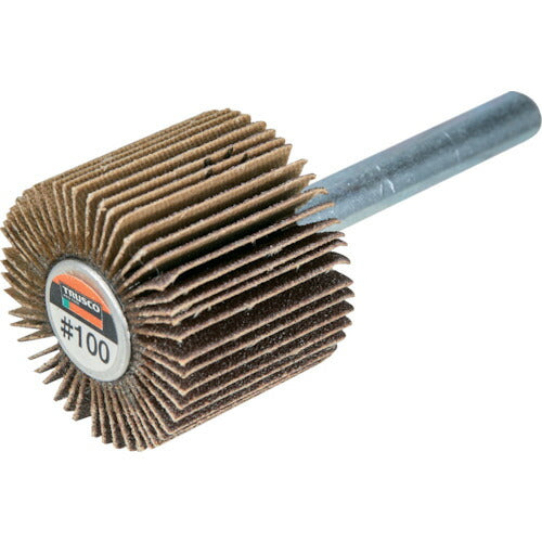 ＴＲＵＳＣＯ フラップホイール 外径５０Ｘ幅２５Ｘ軸径６ （５個入） ＃１００ １００＃ UF5025100