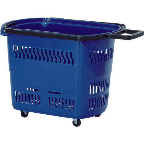 【取寄品】 ＴＲＵＳＣＯ ショッピングトロリー ４５Ｌ 青 TST-45-B 【送料都度見積】