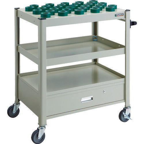 ＴＲＵＳＣＯ　ＴＣＷ型ツーリングワゴン　ＨＳＫ４０Ａ専用　３０個　引出し付　ＮＧ色 TCW-TF02DA-NG