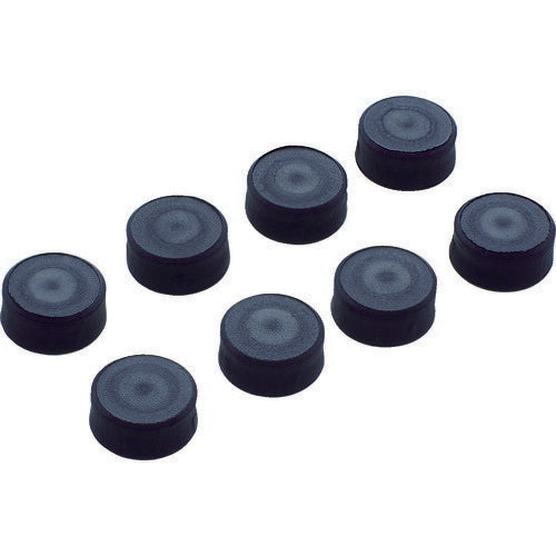 【取寄品】 ＴＲＵＳＣＯ 樹脂台車 交換用目隠しキャップ ブラック ８個入り JDMC-8S-BK 【送料都度見積】