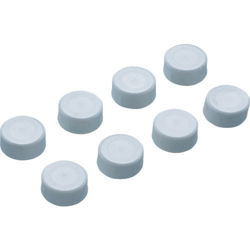 【取寄品】 ＴＲＵＳＣＯ 樹脂台車 交換用目隠しキャップ ホワイト ８個入り JDMC-8S-W 【送料都度見積】