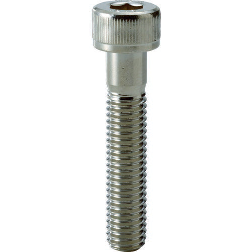 ＴＲＵＳＣＯ 六角穴付ボルト ニッケルメッキ 半ネジ Ｍ１０×６０ ４本入 ／キャップボルト（ＣＡＰ） Y154-1060