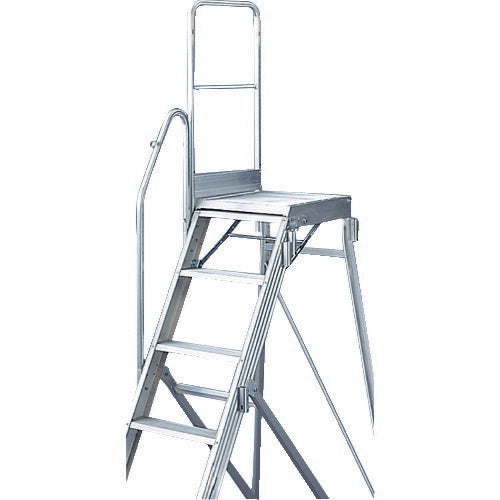 ＴＲＵＳＣＯ　踏み台ＴＤＡＤ用片側手すり　高さ１１００ｍｍ TDAD-TS-110