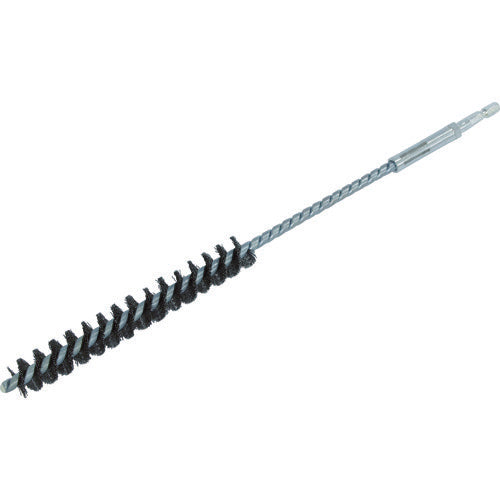 ＴＲＵＳＣＯ　六角軸スパイラルホールブラシ　ワイヤー鋼線　２０ｍｍ　下穴径 6HB-20-WB