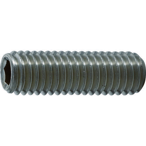 ＴＲＵＳＣＯ　六角穴付止めねじ　平先　ステンレス　Ｍ８×８　３５本入 B77-0808
