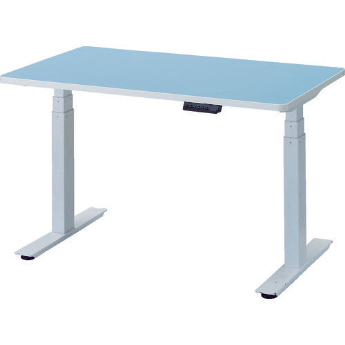 【取寄品】 ＴＲＵＳＣＯ リノリューム天板 電動昇降式ワークデスク １２００×７５０×６４０～１２９０ RMB-1275 【送料都度見積】