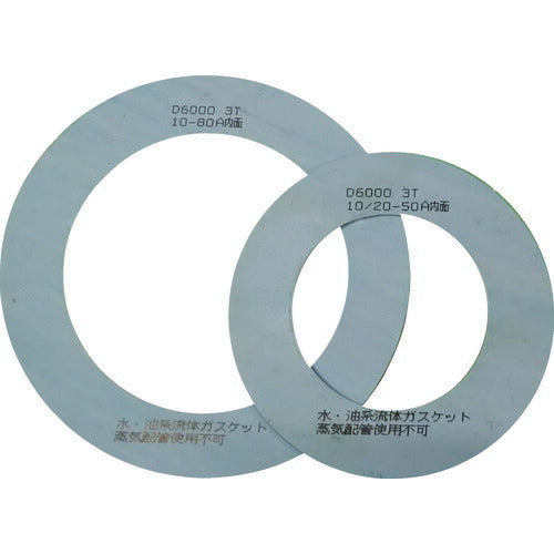ＴＲＵＳＣＯ　ガスケット　フランジ内パッキン　１０Ｋ　２５０Ａ　２Ｔ D6000-10K-250A-2T-RF