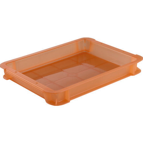 ＴＲＵＳＣＯ　スケルトンカラーコンテナ　３Ｌ　オレンジ TSK-3OR