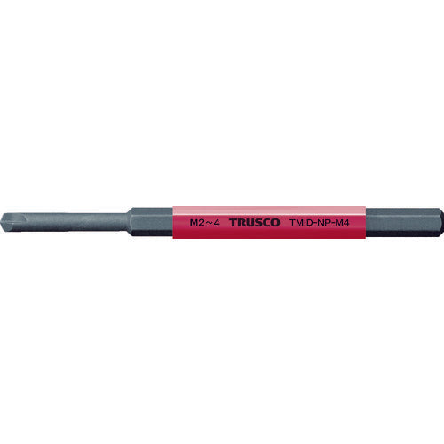ＴＲＵＳＣＯ ミニインパクト用なめたプラスネジ取りビット Ｍ２～Ｍ４用 TMID-NP-M4