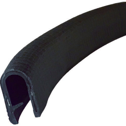 ＴＲＵＳＣＯ ワンタッチガスケット ２ｍ ＰＶＣ 芯材入り 板厚４．５ｍｍまで 縦取り付け WP-500B-2M-BK