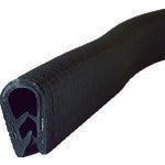 ＴＲＵＳＣＯ ワンタッチガスケット ２ｍ ＰＶＣ 芯材入り 板厚３．５ｍｍまで 縦取り付け WP-192T-2M-BK