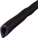 ＴＲＵＳＣＯ ワンタッチガスケット ２ｍ ＰＶＣ 芯材入り 板厚２．０ｍｍまで 縦取り付け WP-GN-2M-BK