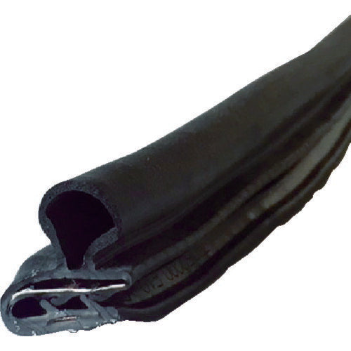 ＴＲＵＳＣＯ ワンタッチガスケット ２ｍ ＥＰＤＭ 芯材入り 板厚１．４ｍｍまで 横取り付け WP-FC322-2M-BK