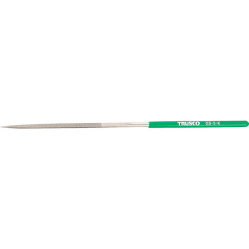 ＴＲＵＳＣＯ　ダイヤモンドヤスリ　精密用＃１７０　角　１本入　全長２００ｍｍ（５本組サイズ） GS-5-K