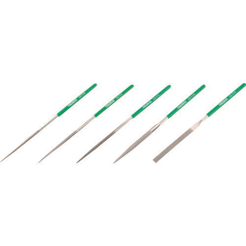 ＴＲＵＳＣＯ　ダイヤモンドヤスリ　精密用＃１７０　５本セット　全長２００ｍｍ（５本組サイズ） GS-5-SET