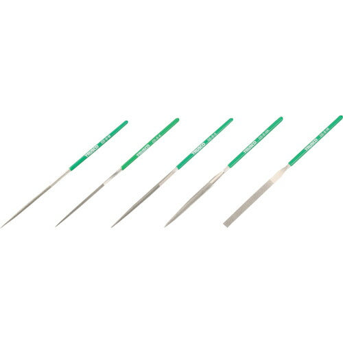 ＴＲＵＳＣＯ　ダイヤモンドヤスリ　精密用＃１７０　５本セット　全長１８０ｍｍ（８本組サイズ） GS-8-SET