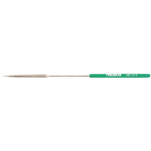 ＴＲＵＳＣＯ　ダイヤモンドヤスリ　精密用＃１７０　角　１本入　全長１４０ｍｍＸ刃長４０ｍｍ（１２本組サイズ） GS-12-K
