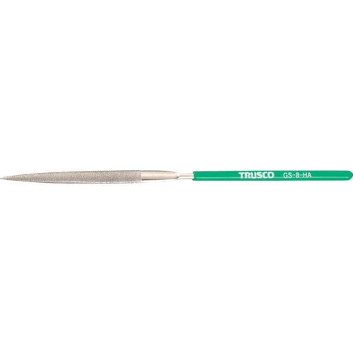 ＴＲＵＳＣＯ　ダイヤモンドヤスリ　精密用＃１７０　半丸　１本入　全長１８０ｍｍ（８本組サイズ） GS-8-HA