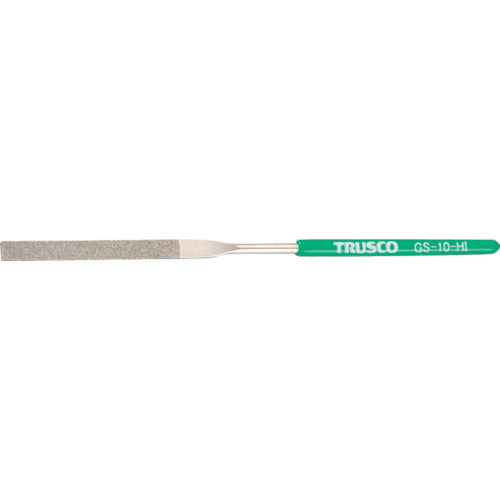ＴＲＵＳＣＯ　ダイヤモンドヤスリ　精密用＃１７０　平　１本入　全長１４０ｍｍＸ刃長５０ｍｍ（１０本組サイズ） GS-10-HI