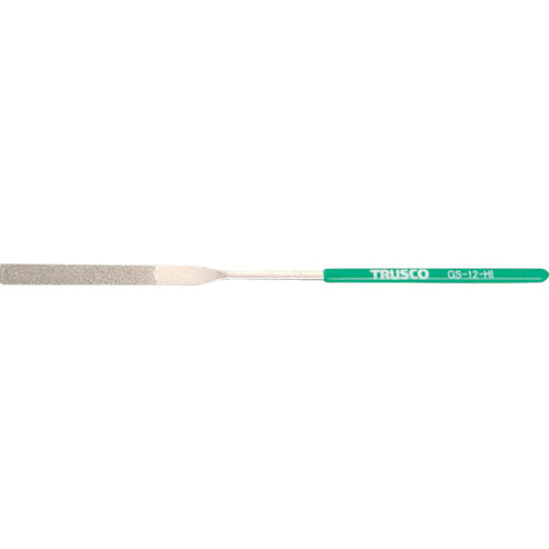 ＴＲＵＳＣＯ　ダイヤモンドヤスリ　精密用＃１７０　平　１本入　全長１４０ｍｍＸ刃長４０ｍｍ（１２本組サイズ） GS-12-HI