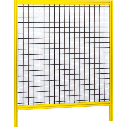 ＴＲＵＳＣＯ　アルミ安全フェンス　間口１０００ｍｍＸ高さ１０００ｍｍ　ピッチ３０　イエロー AF1010-Y