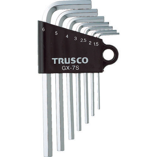 ＴＲＵＳＣＯ　六角棒レンチセット　７本組 GX-7S