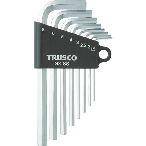 ＴＲＵＳＣＯ　六角棒レンチセット　８本組 GX-8S