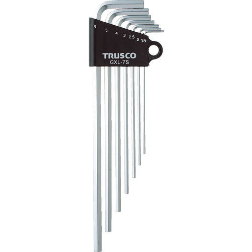 ＴＲＵＳＣＯ　ロング六角棒レンチセット　７本組 GXL-7S