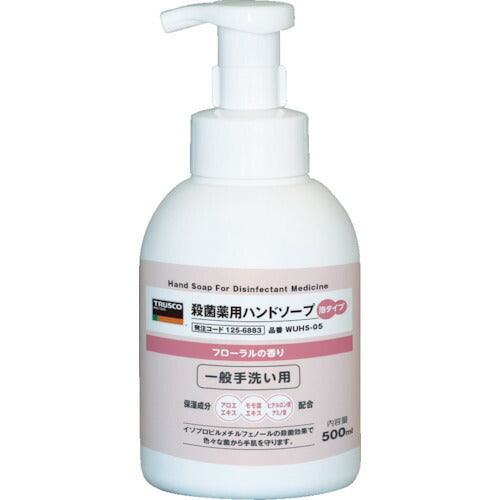 ＴＲＵＳＣＯ 殺菌薬用ハンドソープ 泡タイプ ボトル０．５Ｌ WUHS-05