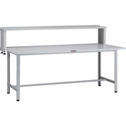 ＴＲＵＳＣＯ　軽荷重作業台（２００ｋｇ）ＡＯ型　１８００Ｘ９００ＸＨ１０４４（全高）　上棚付　ホワイト色 AO-1890YURB