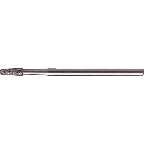 ＴＲＵＳＣＯ　ダイヤモンドバー　Φ２．５Ｘ刃長７Ｘ軸２．３５　＃１４０ T2-122M