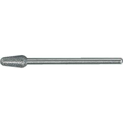 ＴＲＵＳＣＯ　ダイヤモンドバー　Φ４．５Ｘ刃長９．７Ｘ軸３　＃１４０ T3-047M