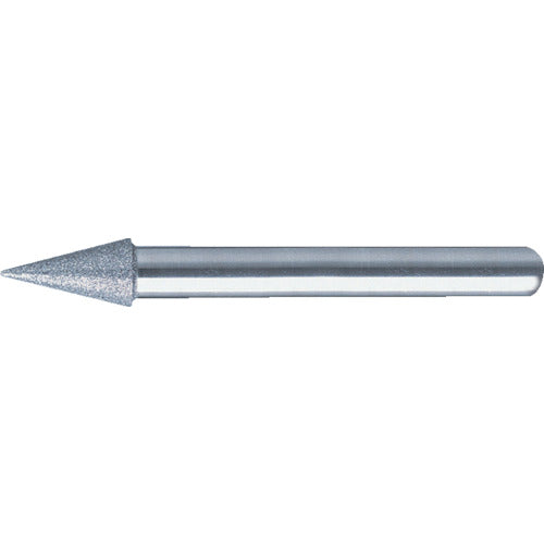 ＴＲＵＳＣＯ　ダイヤモンドバー　Φ８Ｘ刃長１５Ｘ軸６　＃１００ T6-204C