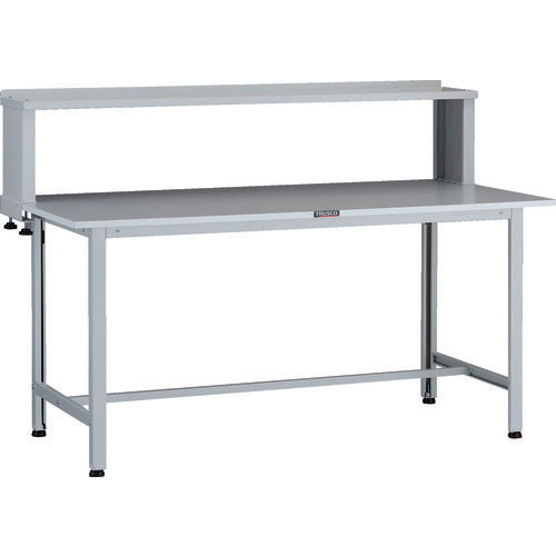 ＴＲＵＳＣＯ　軽荷重作業台（２００ｋｇ）ＡＯ型　１５００Ｘ６００ＸＨ１０４４（全高）　上棚付　ホワイト色 AOR-1560YURB